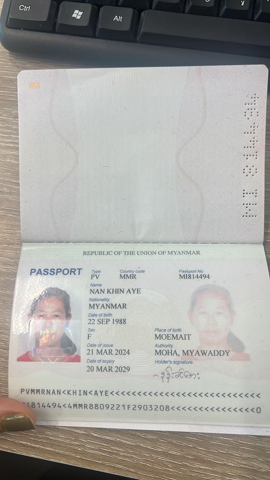 NAN KHIN AYE