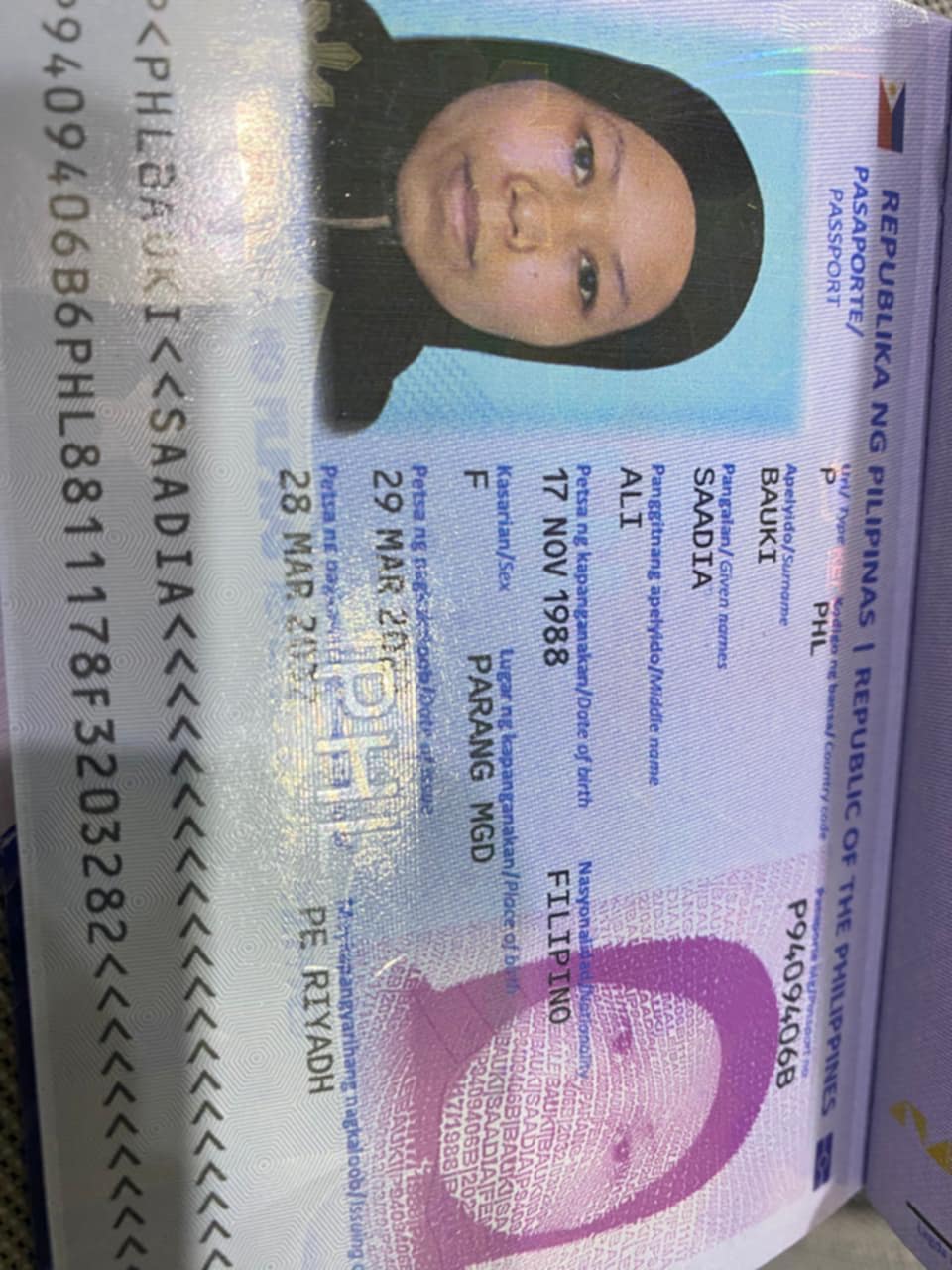 SAADIA ALI BAUKI