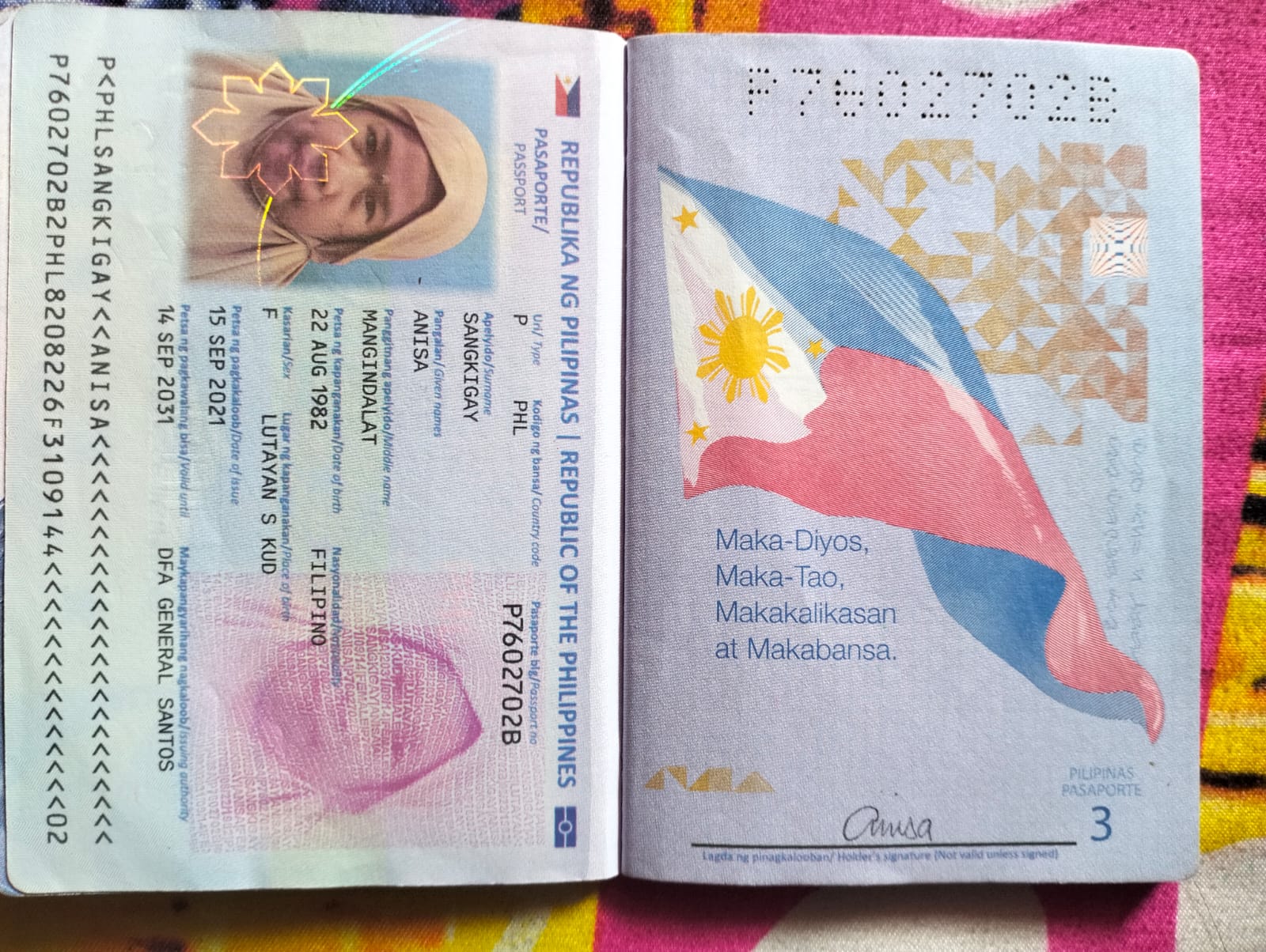 ANISA MANGIDALAT SANGKIGAY