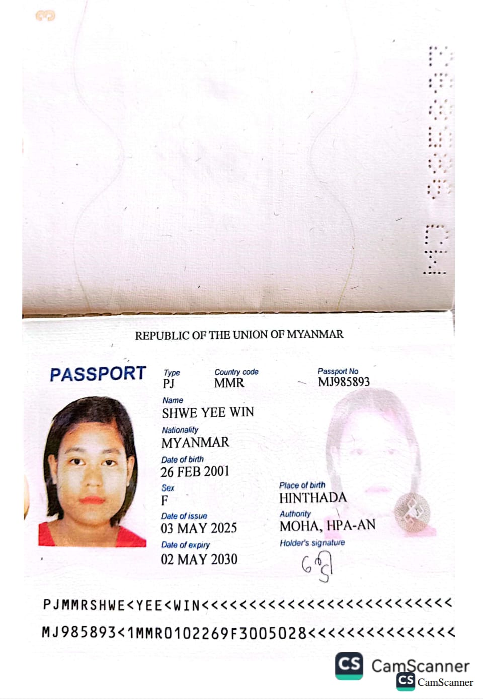 SHWE YEE WIN